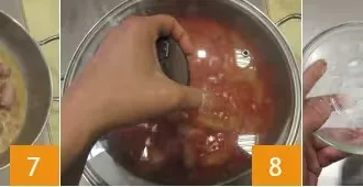 Лазанья с тыквой и колбасой шаг 3