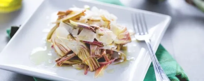 Салат из свежих артишоков рецепт