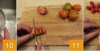 Салат с тунцом, моцареллой и перцем шаг 4