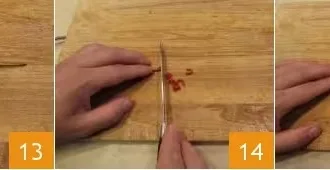 Салат с тунцом, моцареллой и перцем шаг 5