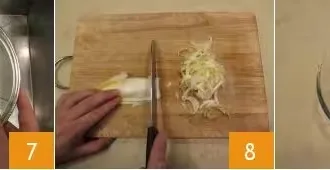 Салат с тунцом, моцареллой и перцем шаг 3