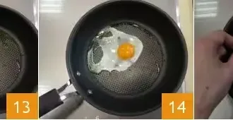 Мексиканский завтрак с яйцами и лепешкой на сковороде - шаг 5