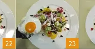 Мексиканский завтрак с яйцами и лепешкой на сковороде - шаг 9